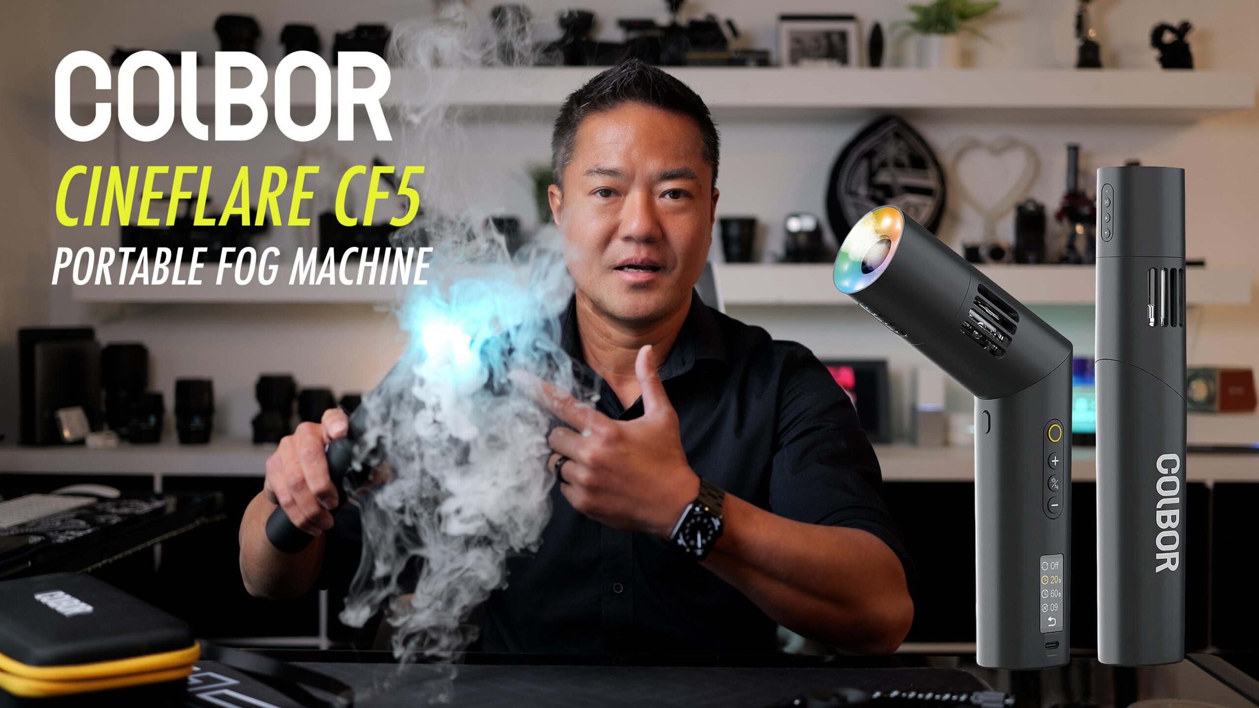 Level up your Photography and Cinematography with Colbor CF5 Fog Machine | Review & Tutorial