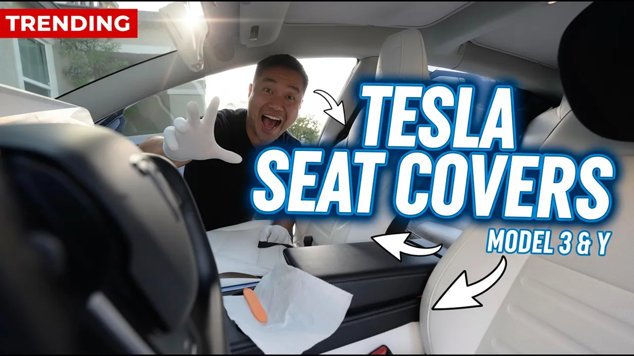 I Upgraded My Tesla Model 3 & Y Seats… WOW! 😳 | Updated Best Seat Covers Full Installation